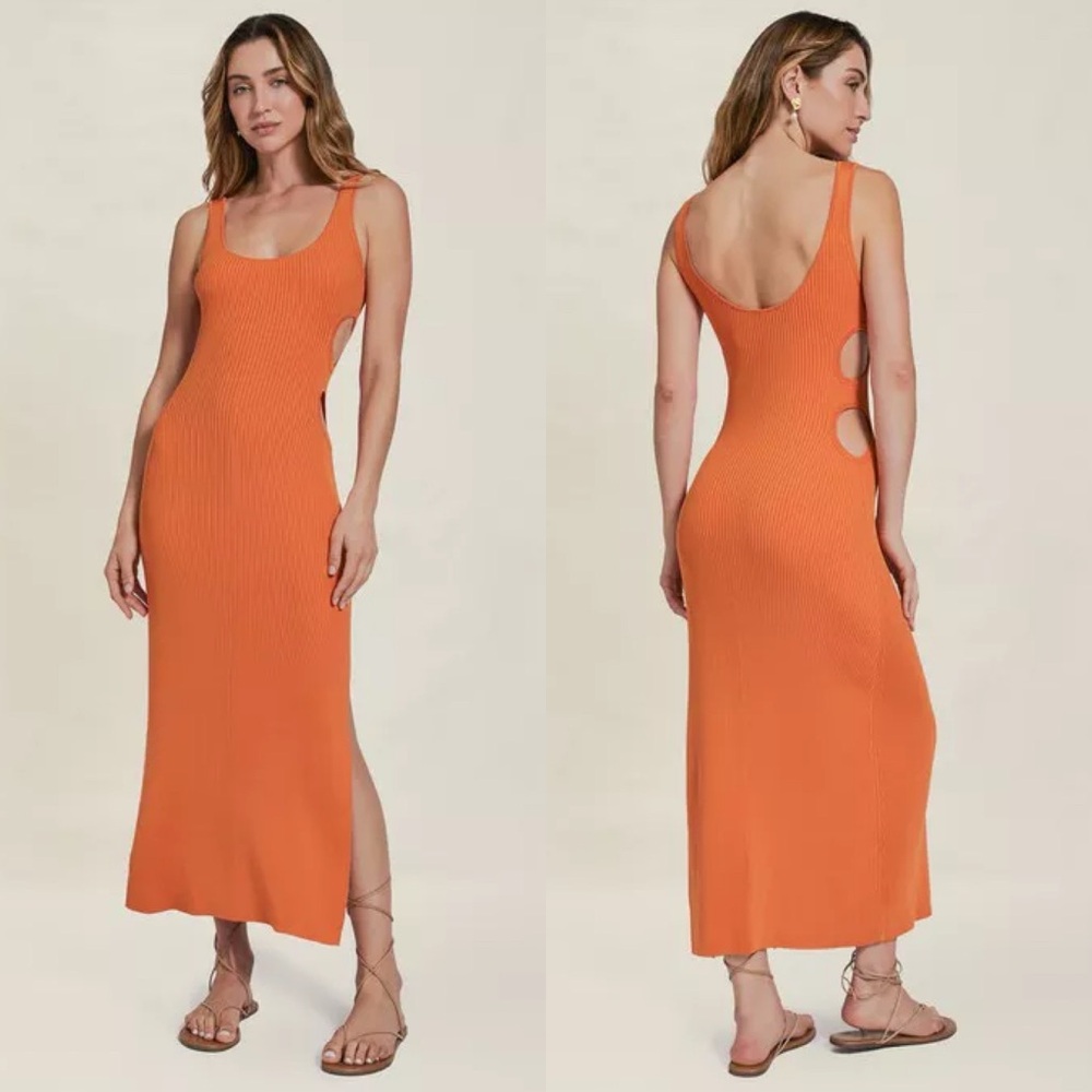 Devon Windsor Tangerine Avani Dress